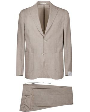 Eleventy Single Breasted Suits - Gris