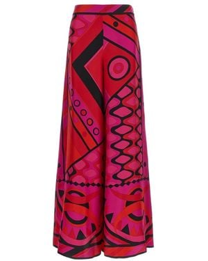 PUCCI Wide Trousers - Red