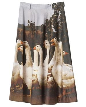 Moschino Midi Skirts - Grey