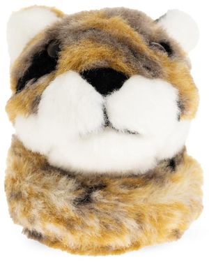 KENZO Accessoires ,Bruin ,Polyester Tiger Portemonnee - Metallic