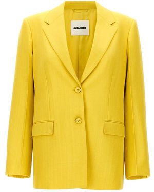 Jil Sander Blazers - Yellow