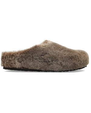 Birkenstock Schoenen ,Bruin ,Amsterdam Wrapped Shearling Os