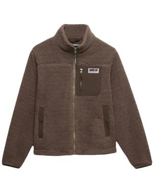 Superdry Fleece Jackets - Marrón