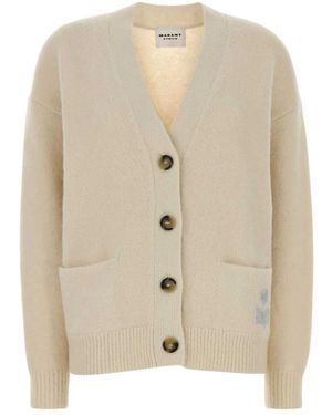Isabel Marant Truien & Vesten ,Wit ,Leer Eborah Cardigan - Naturel