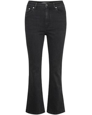 Gestuz Flare Jeans - Black