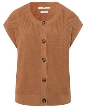 Brax Elegante Strickweste - Braun