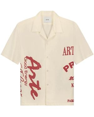 Arte' Short Sleeve Shirts - Natural