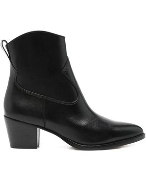 Ralph Lauren Cowboy & Biker Boots - Black
