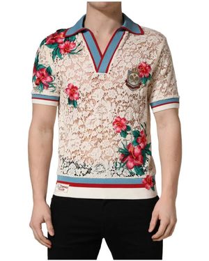Dolce & Gabbana Polo Shirts - Red