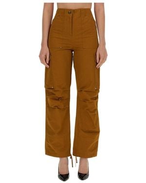 Rabanne Wide Trousers - Marrón