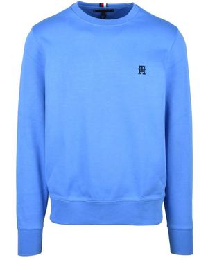 Tommy Hilfiger Sweatshirt Met Ronde Hals - Blauw