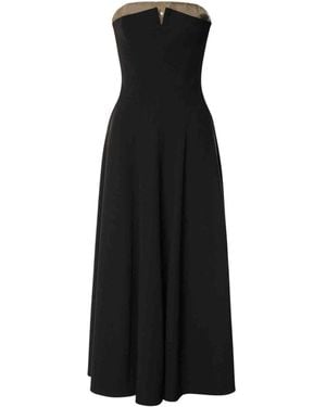 Alberta Ferretti Damenbekleidung Kleid Schwarz Aw25