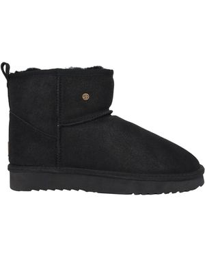 Warmbat Schwarzer warmgefütterter stiefel, warmlined wallaby stiefel - braun