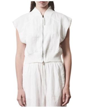 Thom Krom Jassen ,Wit ,Katoen W J 219 Vest