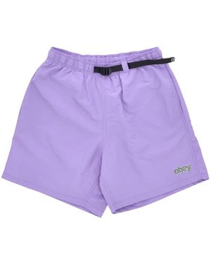 Obey Casual Shorts - Purple