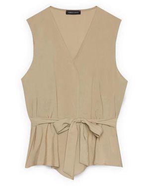 FIORELLA RUBINO Vests - Neutro
