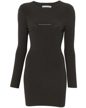 Alexander Wang Kleedjes ,Bruin ,Top - Zwart
