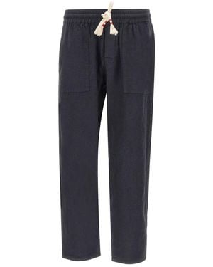 MC2 Saint Barth Straight Trousers - Blue