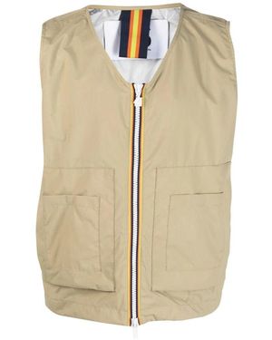 K-Way Waistcoats - Natural