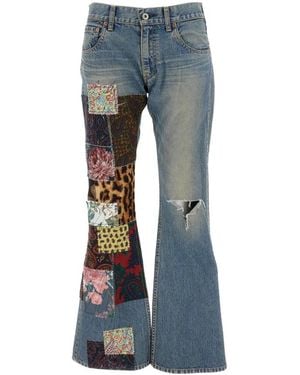 Junya Watanabe Flared Jeans - Azul