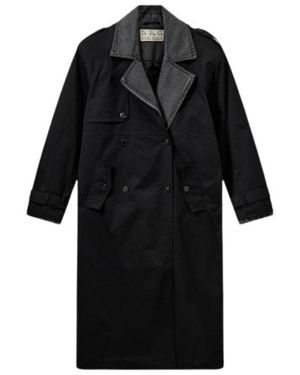 Designers Remix Dylan Biker Trench - Zwart
