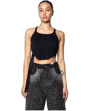 Rick Owens Sleeveless Tops - Black