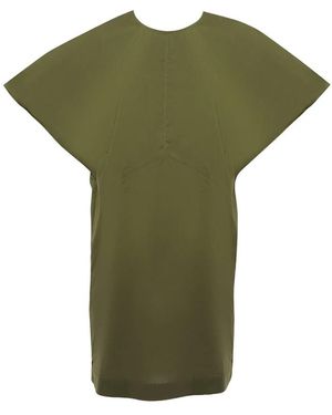 Manila Grace Blouse Met Ronde Hals - Groen