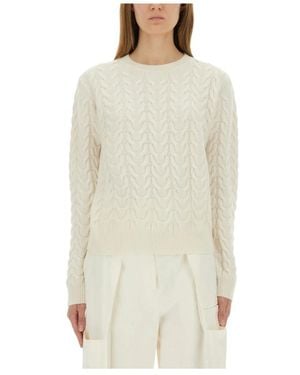 Max Mara Round-Neck Knitwear - Neutro