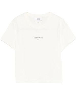 Maison Kitsuné T-Shirts - White