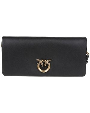 Pinko Click Soft Horizontale Klassieke Tas - Zwart