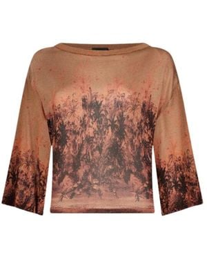 Liu Jo Round-Neck Knitwear - Brown