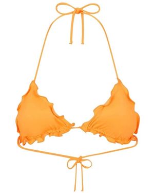 ME FUI Badmode ,Oranje ,Frou Frou Triangle Bikini Top