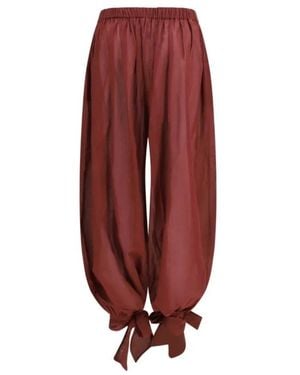 ANDAMANE Wide Trousers - Rouge