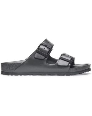 Birkenstock Sandali uomo doppia fibbia - Nero
