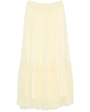 SOLOTRE Maxi Skirts - Neutro