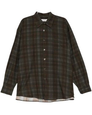 Our Legacy Overhemden ,Groen ,Katoen Borrowed Shirt