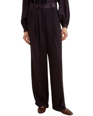 Laurence Bras Straight Trousers - Nero