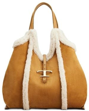 Tod's Tassen ,Bruin ,Leer T Timeless Shopping Bag