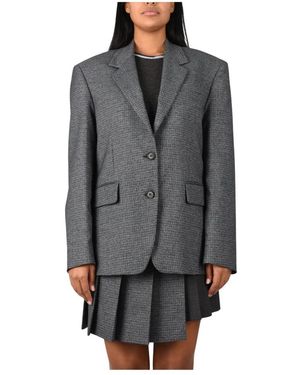 MSGM Single-Breasted Blazer - Grijs