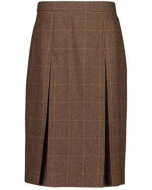 Saint Laurent Midi Skirts - Braun