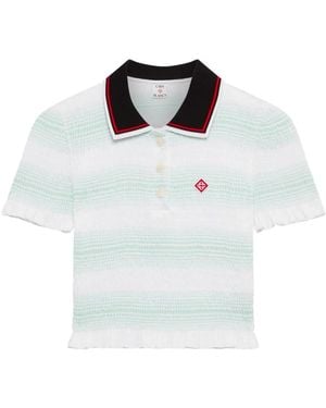 CASABLANCA Polo Shirts - Blue