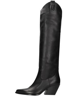 Elena Iachi Cowboy Boots - Negro