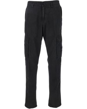 Stone Island Aged Washed Hose - Schwarz
