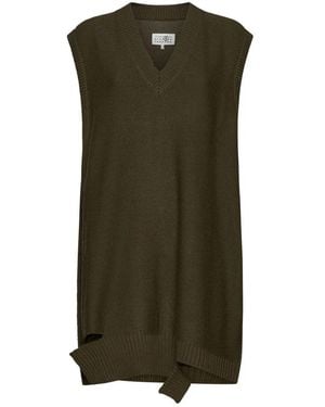 MM6 by Maison Margiela Knitted Dresses - Green