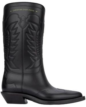 Dior Cowboy Boots - Black