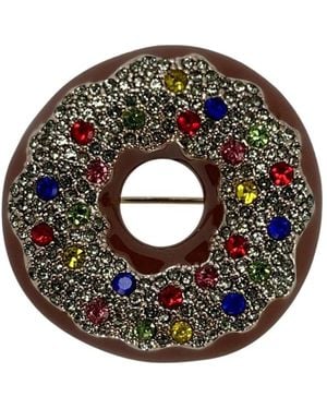 Weekend by Maxmara Accessoires ,Bruin ,Falla Ciambella Broche - Metallic