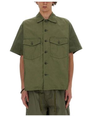 Needles Short Sleeve Shirts - Verde