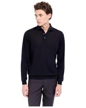 FILIPPO DE LAURENTIIS Tops ,Blauw ,Paramontura Collar Polo Pl 1Mlpar Rm 16R