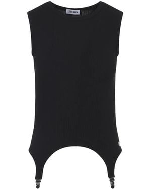Jean Paul Gaultier Sleeveless Tops - Nero