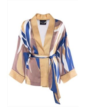 Nenette Kimono Jacke - Blau